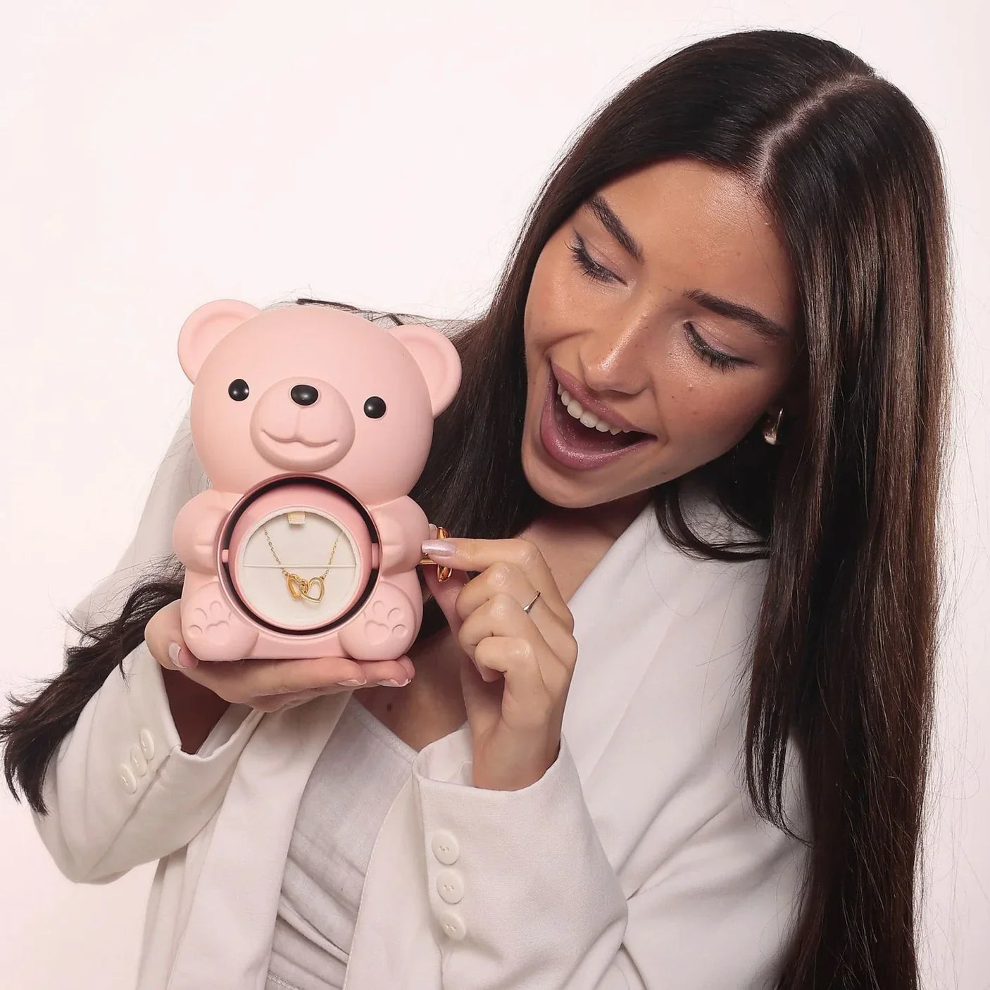 Ikuinen ruusunalle & personoitu kaulakoru